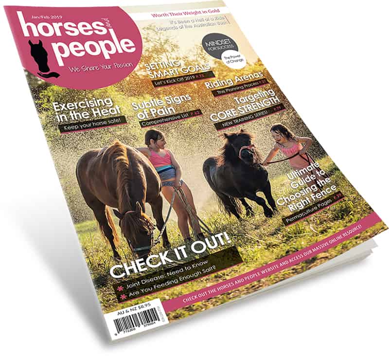 Horses and People Magazine January-February 2019 cover shot