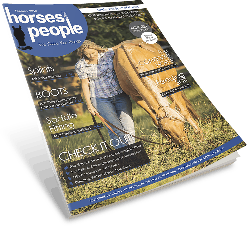 Horses and People February 2018 magazine cover