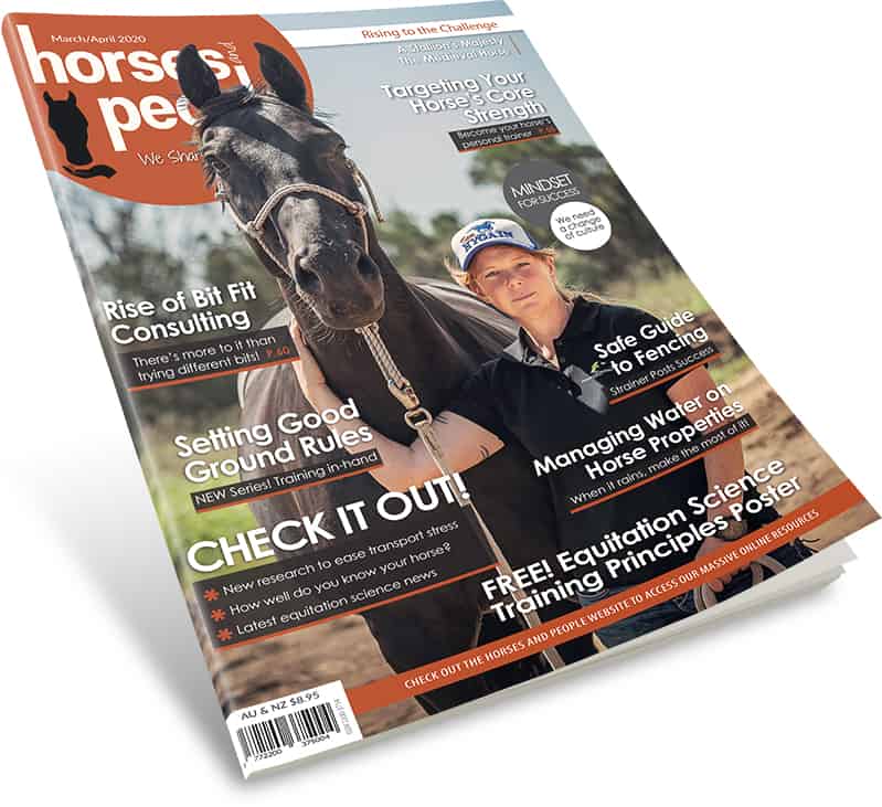Horses and People Magazine March-April 2020 Issue 3D cover image