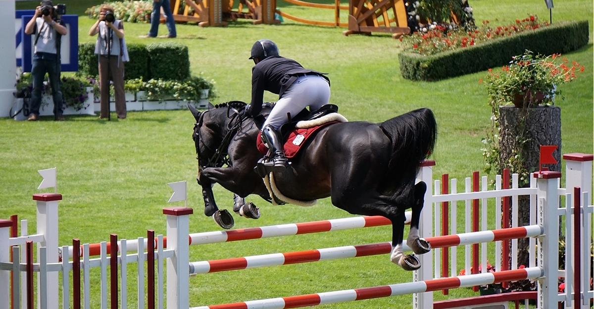 Elite showjumping at Aachen