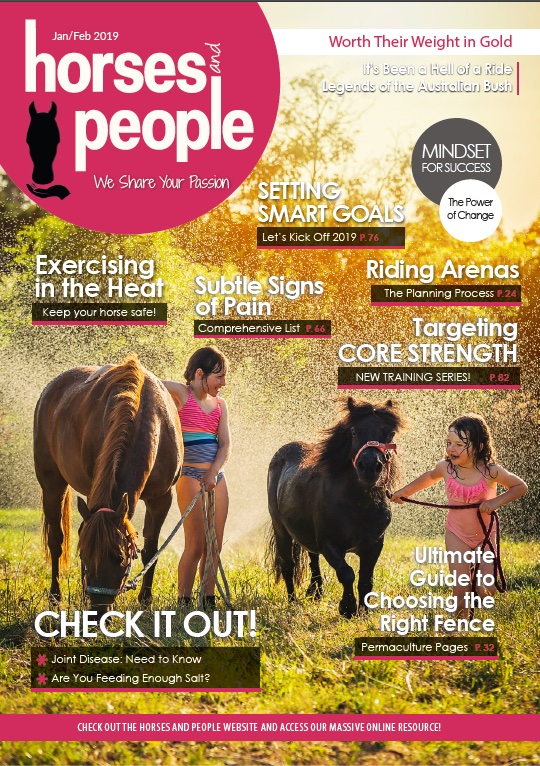 Horses and People Magazine January-February 2019 cover shot