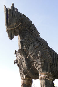 The Trojan horse replica